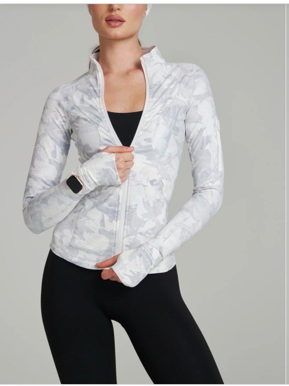 NWT Buffbunny Colorado fleece jacket - white camo